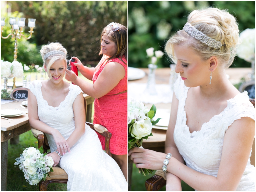 Anthony Wayne House Bridal Photographer - Philadelphia Styled Shoot - Kara Salon 