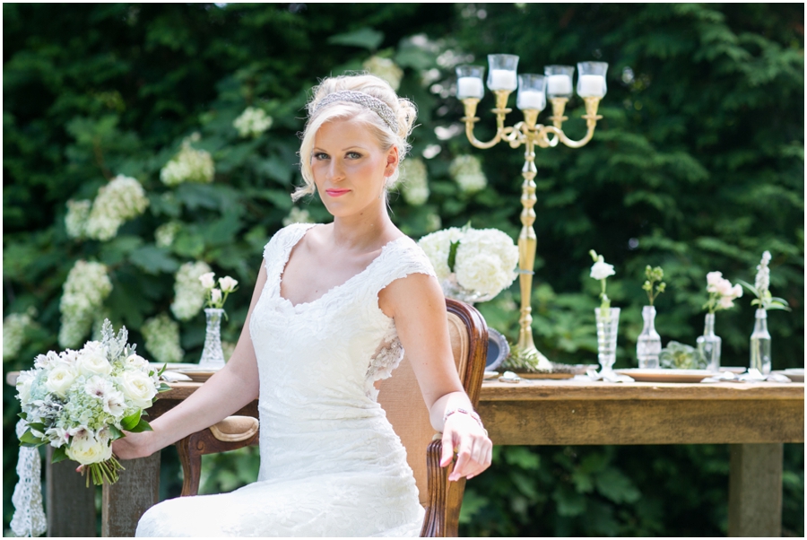 Anthony Wayne House Bridal Photographer - Philadelphia Styled Shoot - Makeup by Trish