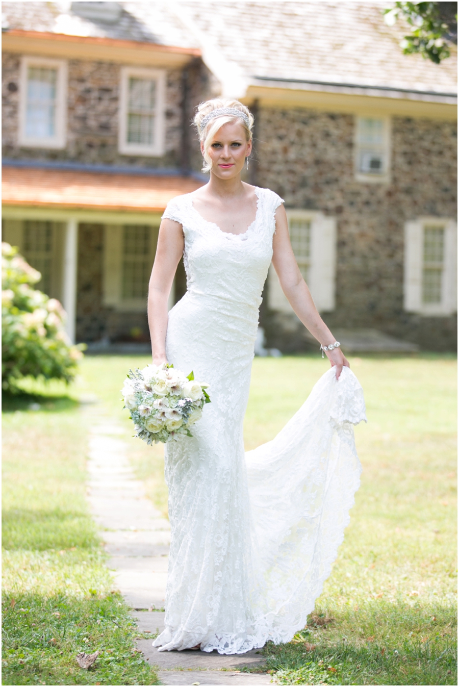 Anthony Wayne House Bridal Photographer - Philadelphia Bridal Photographer - Harleysville Bridal & Tuxedo Shoppe