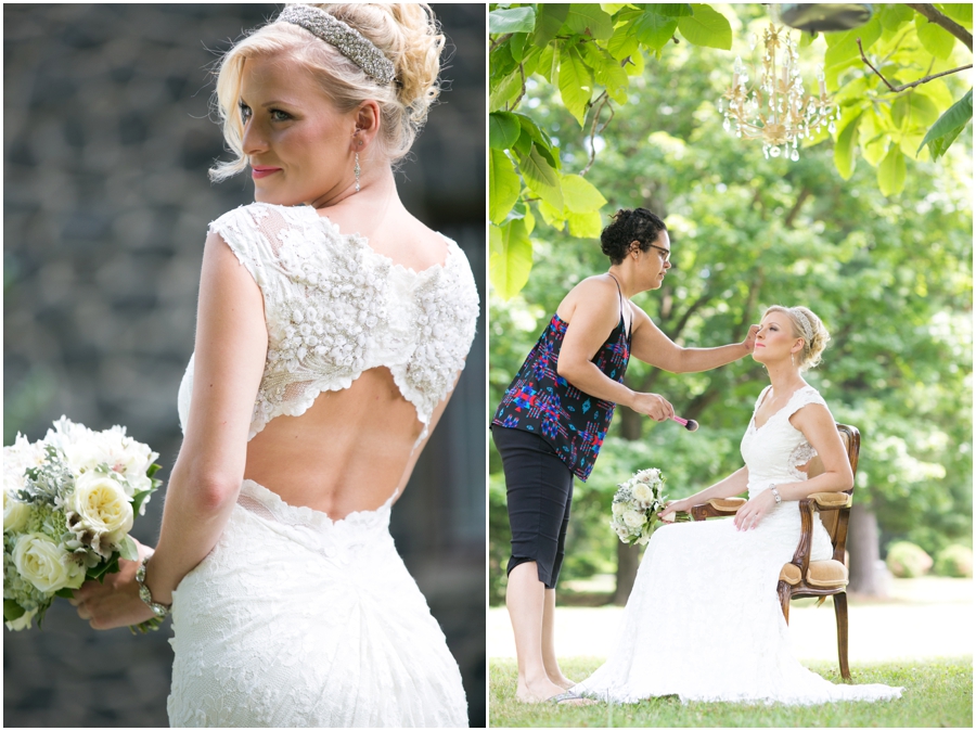 Anthony Wayne House Bridal Photographer - Philadelphia Styled Shoot - Makeup by Trish