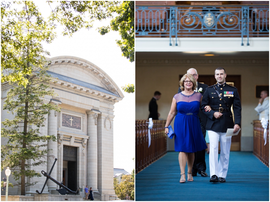 Naval Academy Chapel Photographer - Annapolis Wedding Photographer