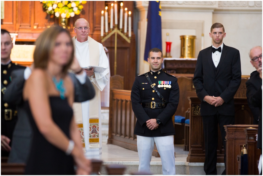 USNA Chapel Ceremony Photographer - Annapolis Wedding Photographer