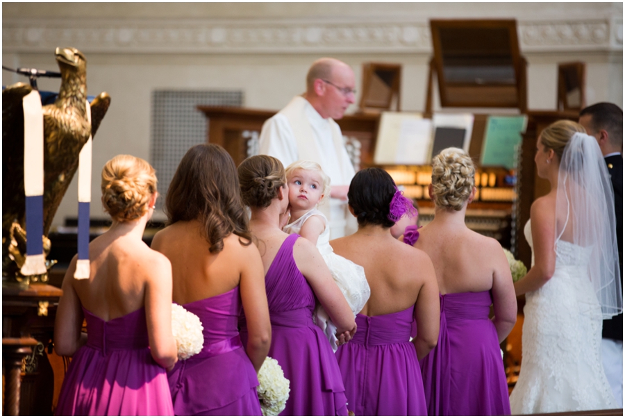 USNA Chapel Ceremony Photographer - Allure Bridals - Little House of Flowers