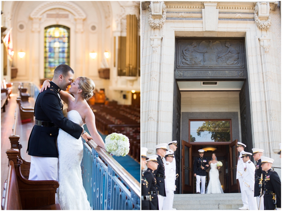 Naval Academy Chapel Wedding Photographer - Annapolis Wedding Photographer