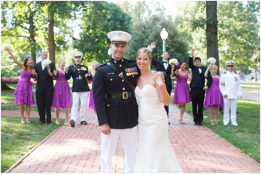 Naval Academy Chapel Wedding Photographer - Allure Bridals - Little House of Flowers