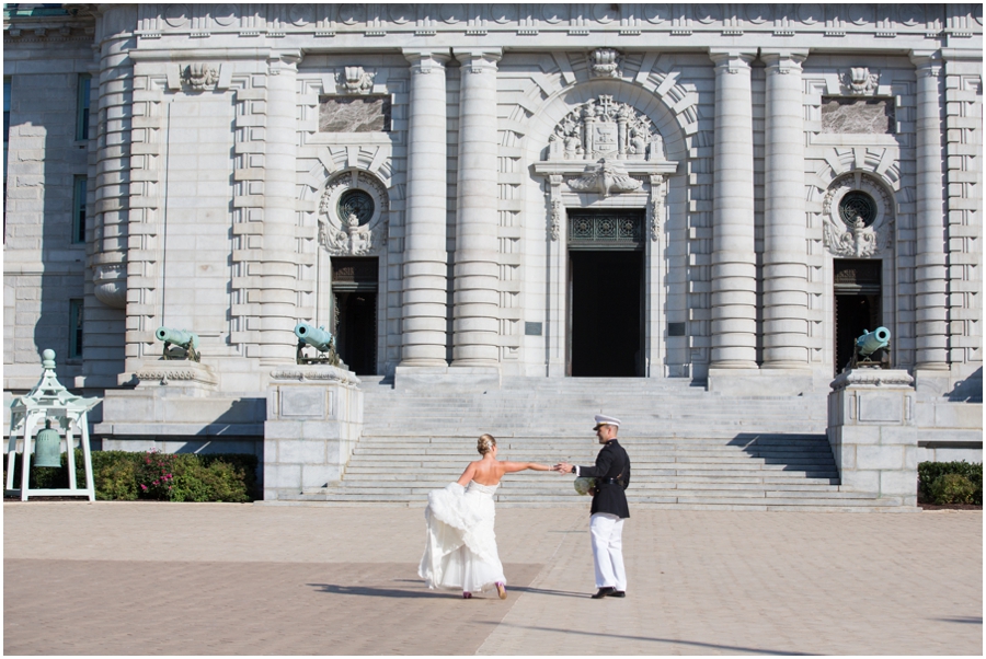 USNA Bancroft Hall Wedding Photographer - Allure Bridals - Little House of Flowers