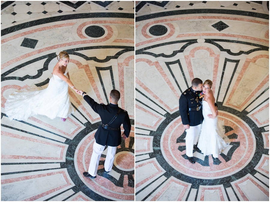 USNA Bancroft Hall Wedding Photographer - Allure Bridals - Little House of Flowers