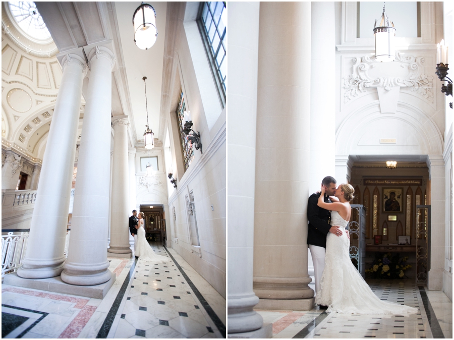 USNA Bancroft Hall Wedding Photographer - Allure Bridals