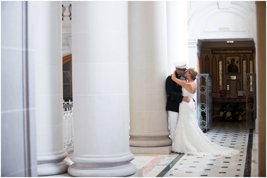 USNA Bancroft Hall Wedding Photographer - Allure Bridals