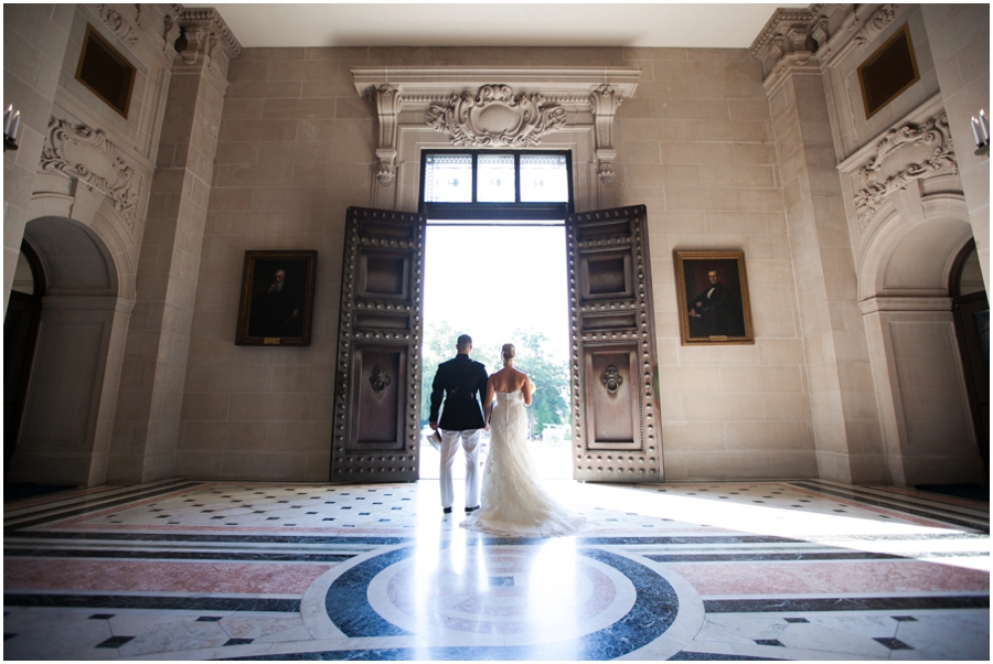 USNA Bancroft Hall Wedding Photographer - Allure Bridals