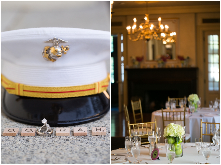 Naval Academy Officer's Club Wedding Reception Photographer