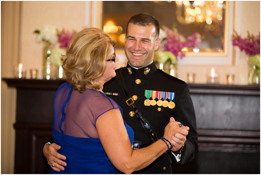 Naval Academy Officer's Club Wedding Reception - Mother Son Dance