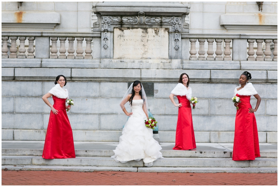 Annapolis Winter Wedding - Mahan Hall Bridal Photographs