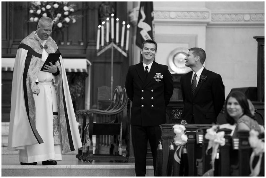 Annapolis Winter Wedding - USNA Wedding Ceremony Photographer