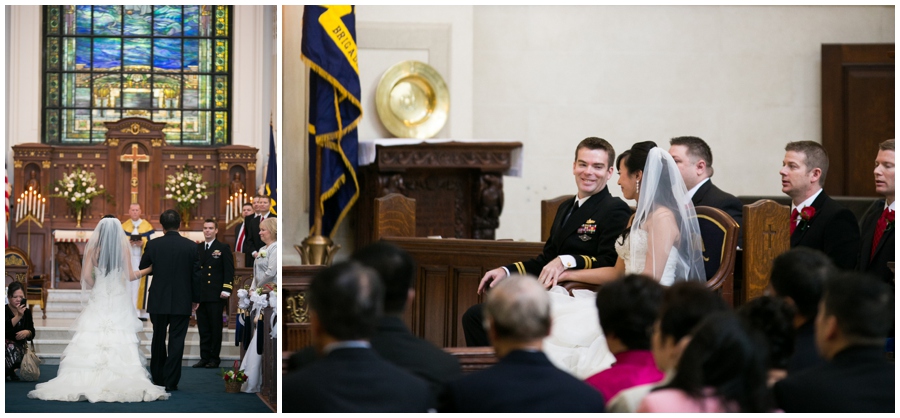 Annapolis Winter Wedding - USNA Wedding Ceremony Photographer