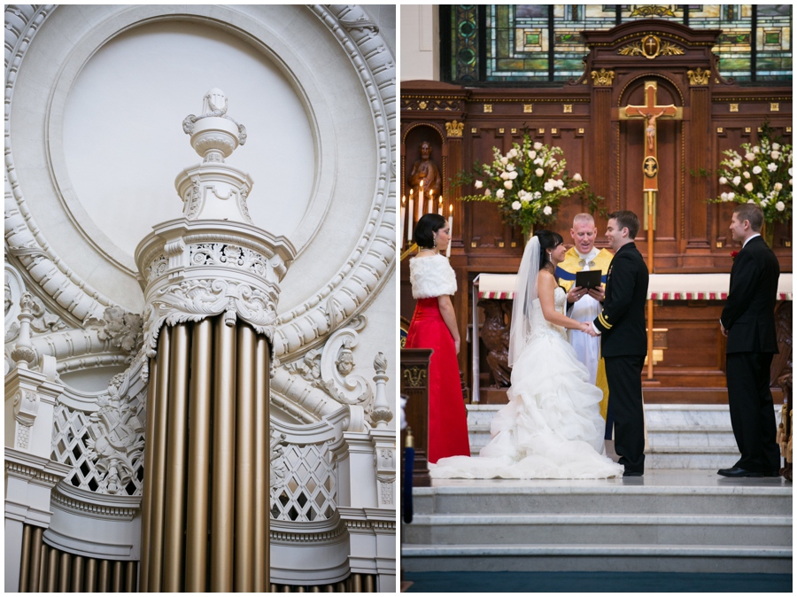 Annapolis Winter Wedding - USNA Wedding Ceremony Photographer