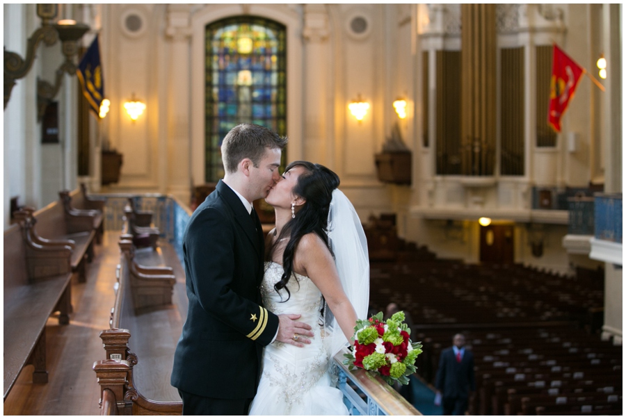 Annapolis Winter Wedding - US Naval Academy Wedding Photographer