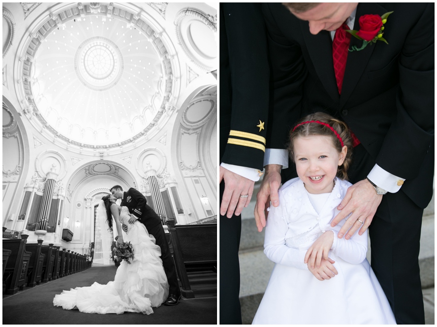 Annapolis Winter Wedding - USNA Wedding Ceremony Photographer