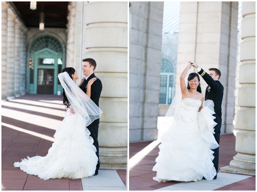 Annapolis Winter Wedding - US Naval Academy Wedding Photographer