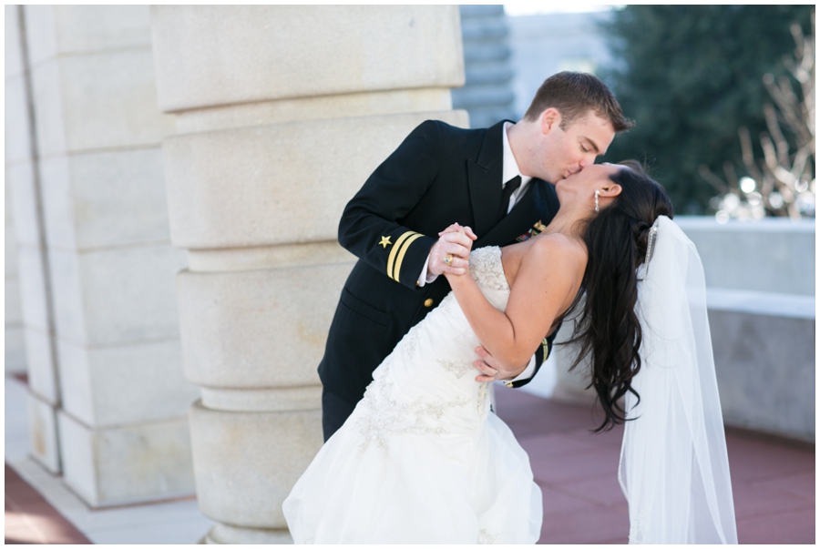 Annapolis Winter Wedding - US Naval Academy Wedding Photographer