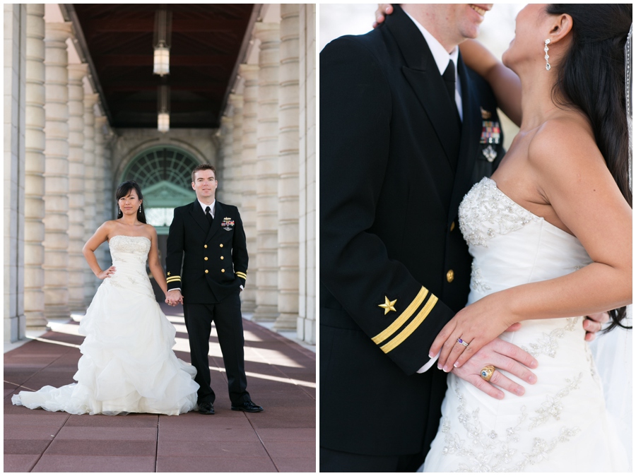 Annapolis Winter Wedding - US Naval Academy Wedding Photographer