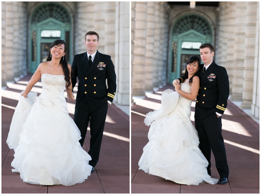 Annapolis Winter Wedding - US Naval Academy Wedding Photographer