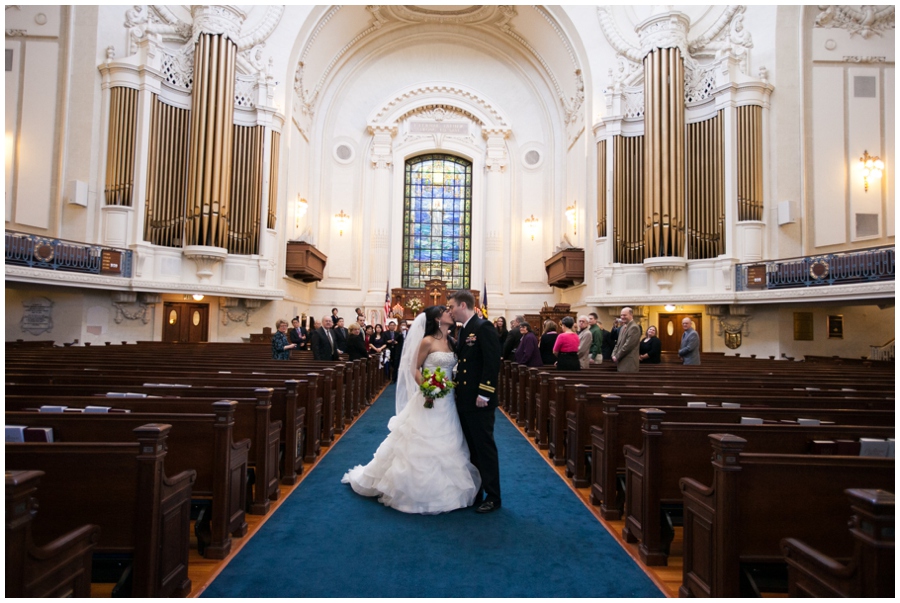 Annapolis Winter Wedding - US Naval Academy Wedding Photographer