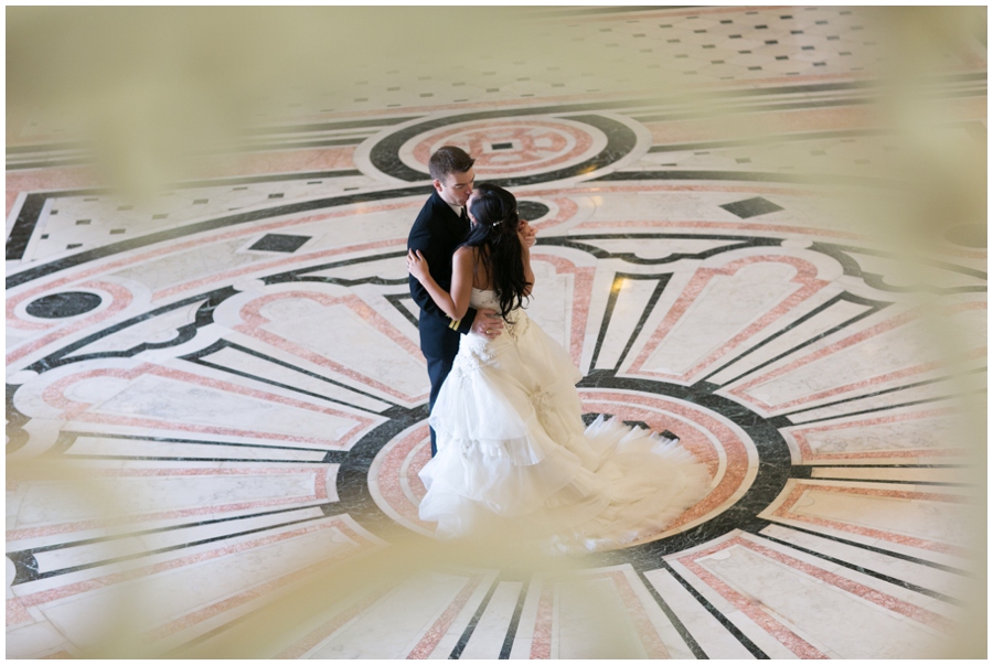 Annapolis Winter Wedding - USNA Bancroft Hall Wedding Photographer