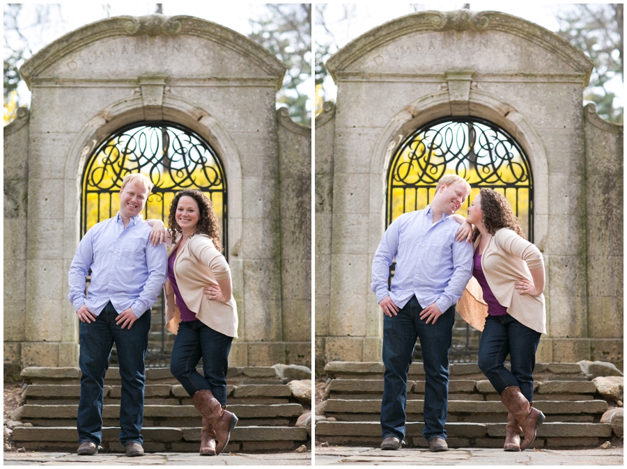 Dumbarton House Engagement Photographer - Elizabeth Bailey Weddings