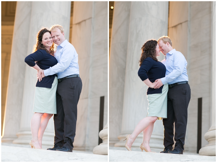 Jefferson Monument Engagement Photographer - Elizabeth Bailey Weddings