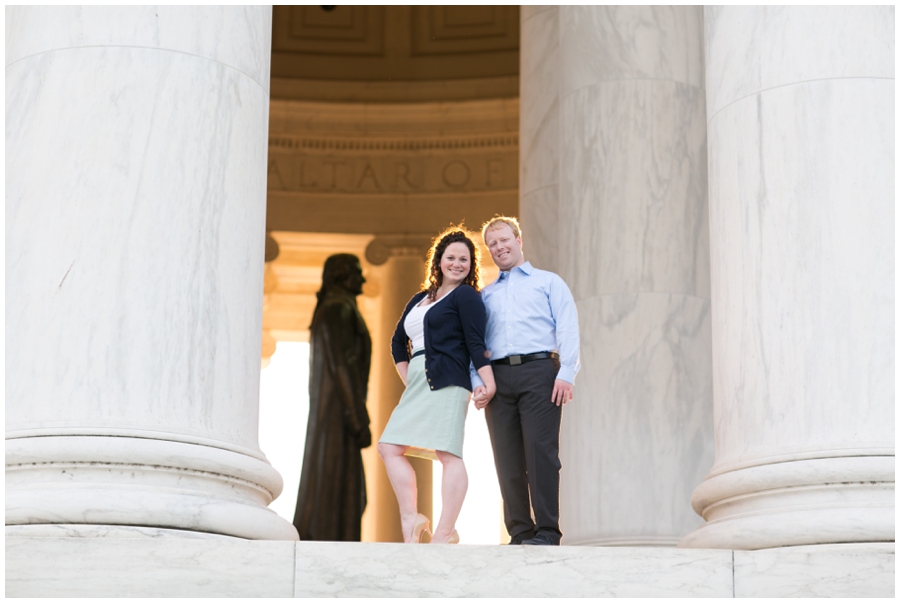 Jefferson Monument Engagement Photographer - Elizabeth Bailey Weddings