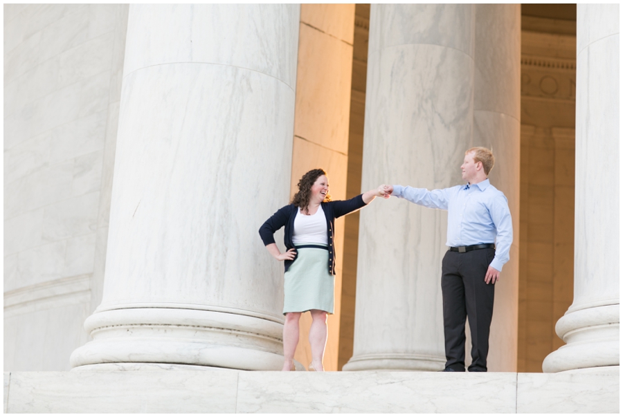 Jefferson Monument Engagement Photographer - Elizabeth Bailey Weddings