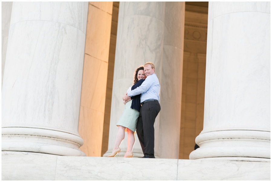 Jefferson Monument Engagement Photographer - Elizabeth Bailey Weddings