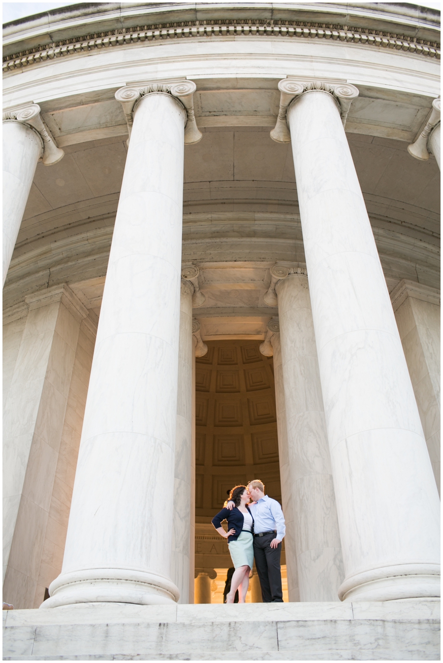 Jefferson Monument Engagement Photographer - Elizabeth Bailey Weddings