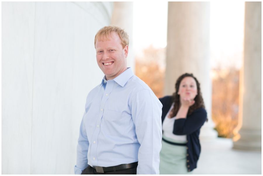 Jefferson Monument Engagement Photographer - Elizabeth Bailey Weddings