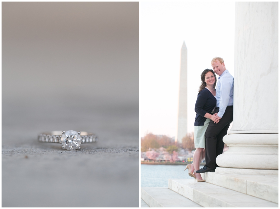 Jefferson Monument Engagement Photographer - Elizabeth Bailey Weddings