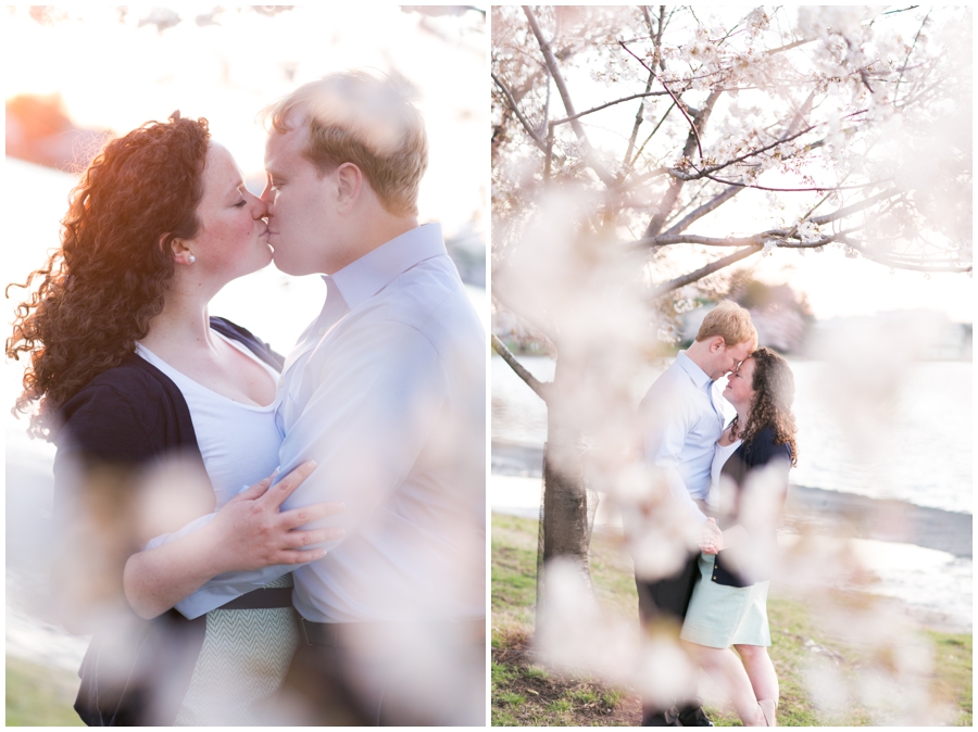 Cherry Blossom DC Engagement Photographer - Elizabeth Bailey Weddings