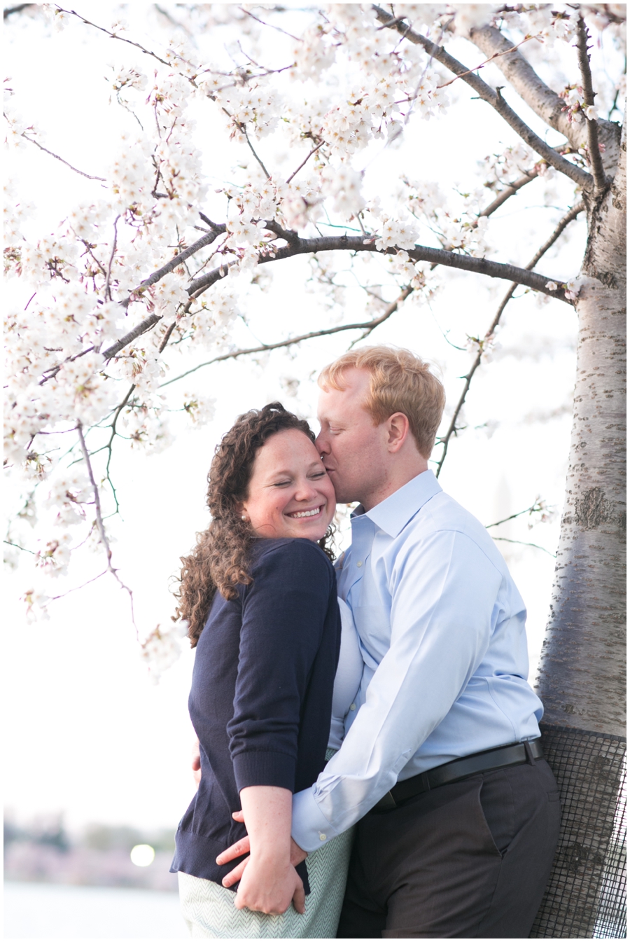 Cherry Blossom DC Engagement Photographer - Elizabeth Bailey Weddings