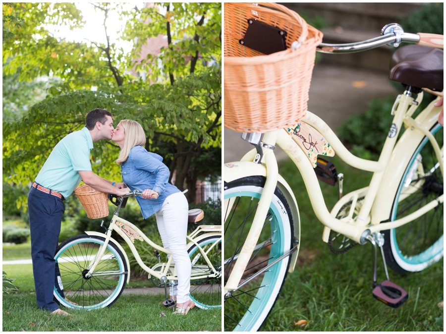 Bicycle Towson Engagement Photographer - Traveling Philadelphia Photographer