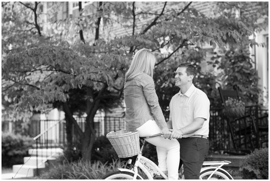 Bicycle Towson Engagement Photographer - Traveling Philadelphia Photographer