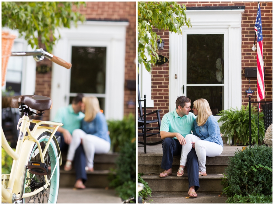 Bicycle Towson Engagement Photographer - Traveling Philadelphia Photographer