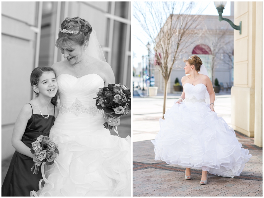 Westin Annapolis Wedding Photographer - Wine bridesmaid dress