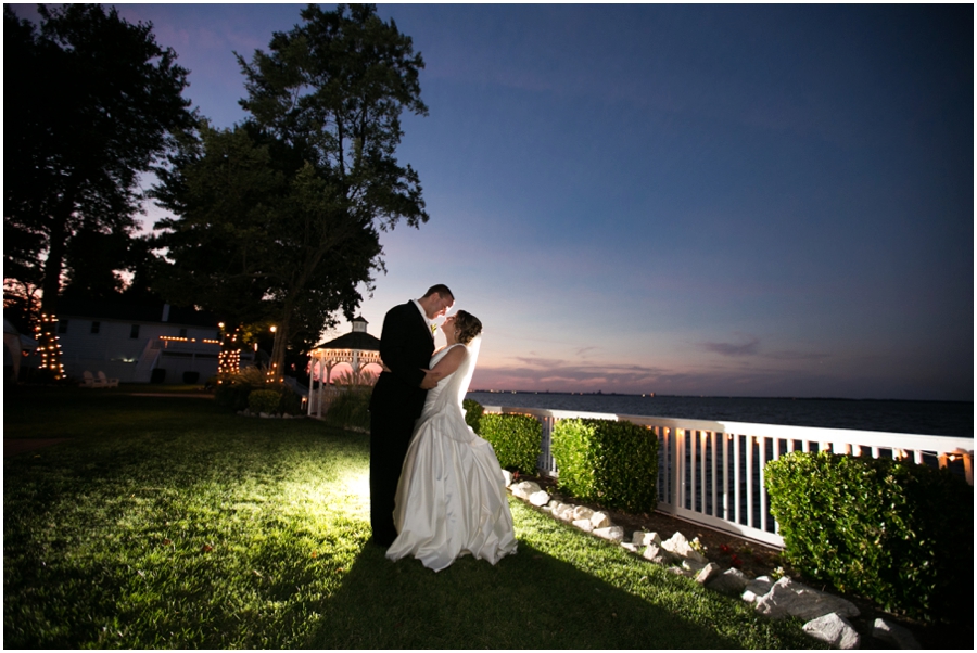 Chesapeake Bay Wedding Night Photograph - Celebrations at the Bay