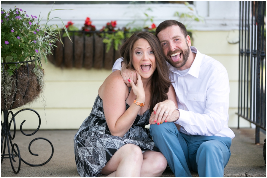 Destination New Jersey Engagement Photographer - Charming Engagement Photo