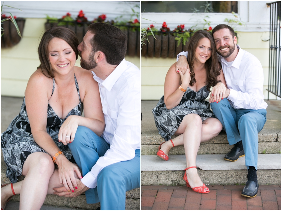 Destination New Jersey Engagement Photographer - Charming Engagement Photo