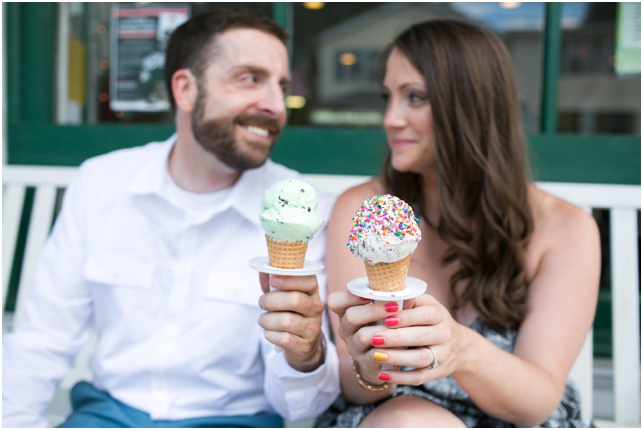 Destination NJ Engagement Photographer - Chester Ice Cream Engagement Photo