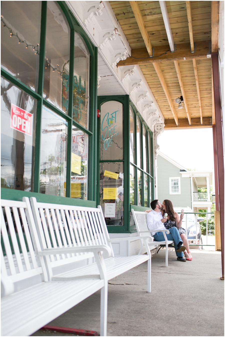 Destination NJ Engagement Photographer - Chester Ice Cream Engagement Photo