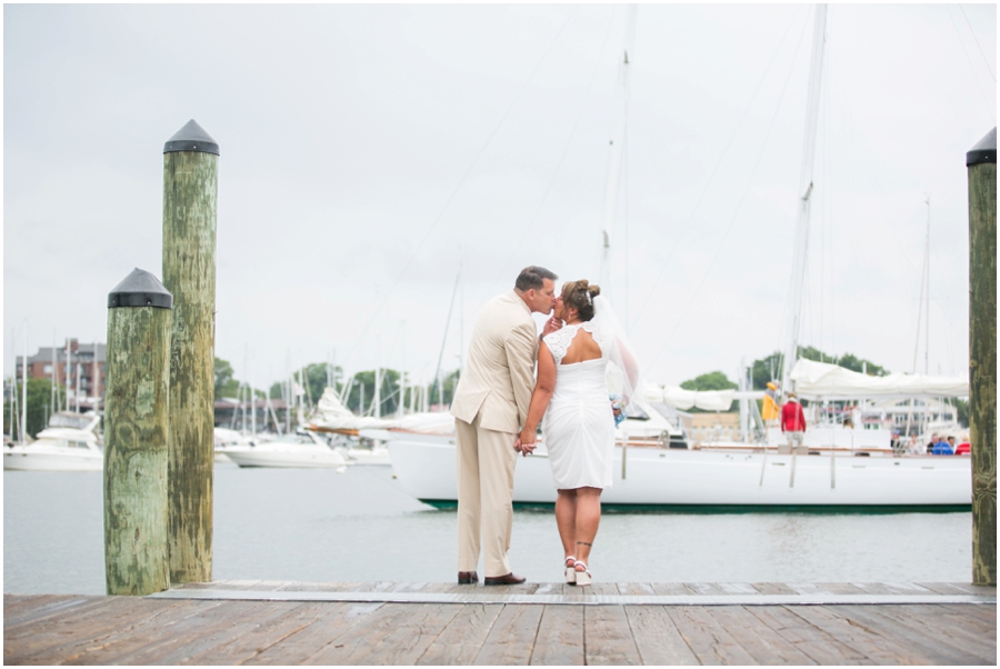 Annapolis Elopement Photographer - City Dock Wedding Photograph