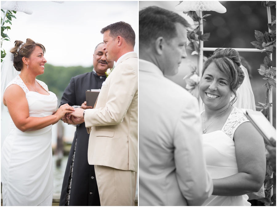 Annapolis Elopement Photographer - Waterfront Intimate Wedding Ceremony