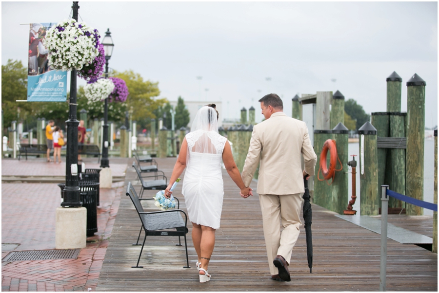 Annapolis Elopement Photographer - City Dock Wedding Photograph